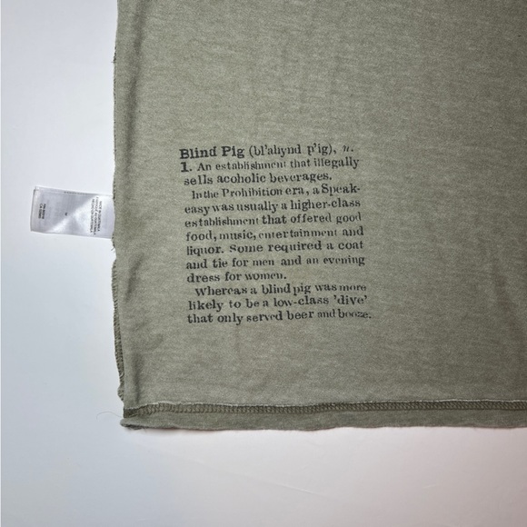 Size Medium Lucky Brand Men's Three Blind Pigs Tee - Picture 4 of 5